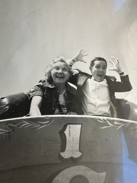 To celebrate the 100th anniversary of the roller coaster, I went on a nationwide search to find the scariest one. I am pictured here in a tux on the Coney Island Cyclone.
